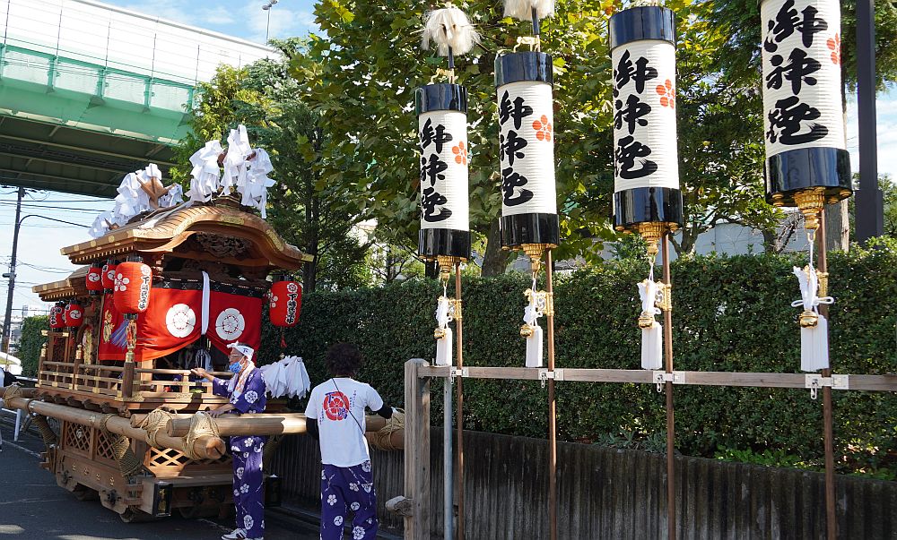 下嶋地車お披露目曳行