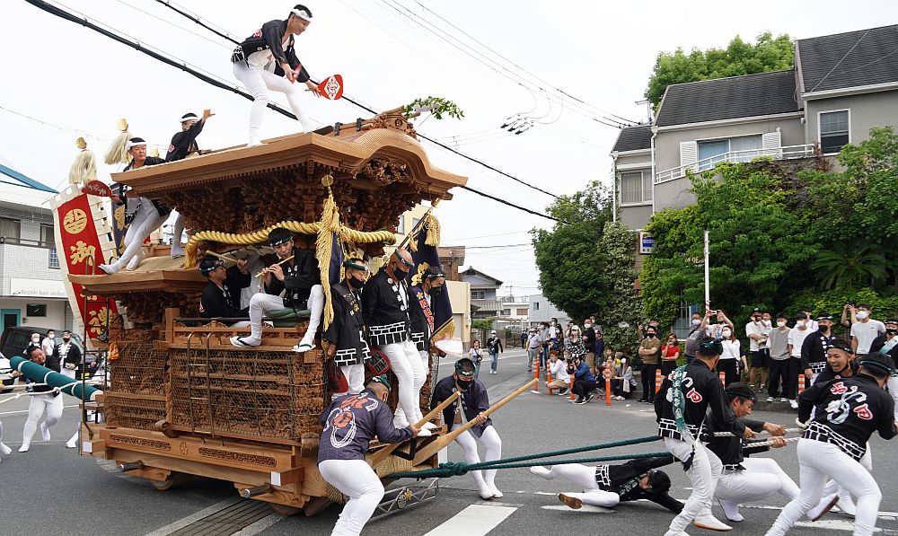 和田地車新調30周年記念曳行